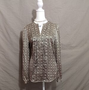 Elegant Black and White Women's Top